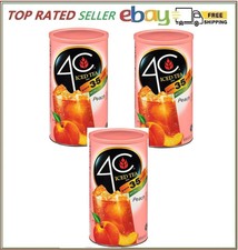 3 Pack - 4C 35 QT Peach Iced Tea Mix 82.6 oz.