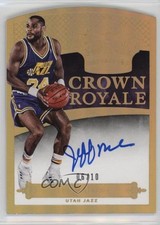 2014-15 Panini Preferred Crown Royale Auto Gold /10 Jeff Malone #109 Auto 7xr