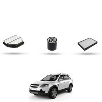 Hoffcar Set Service - 3 Filter FüR Chevrolet Captiva 2.4 100Kw Von 2006 Al 201