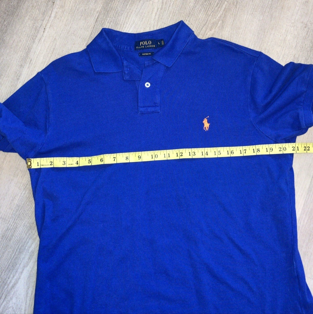 Polo Ralph Lauren Custom Fit Mens Polo Shirt Size L image 3