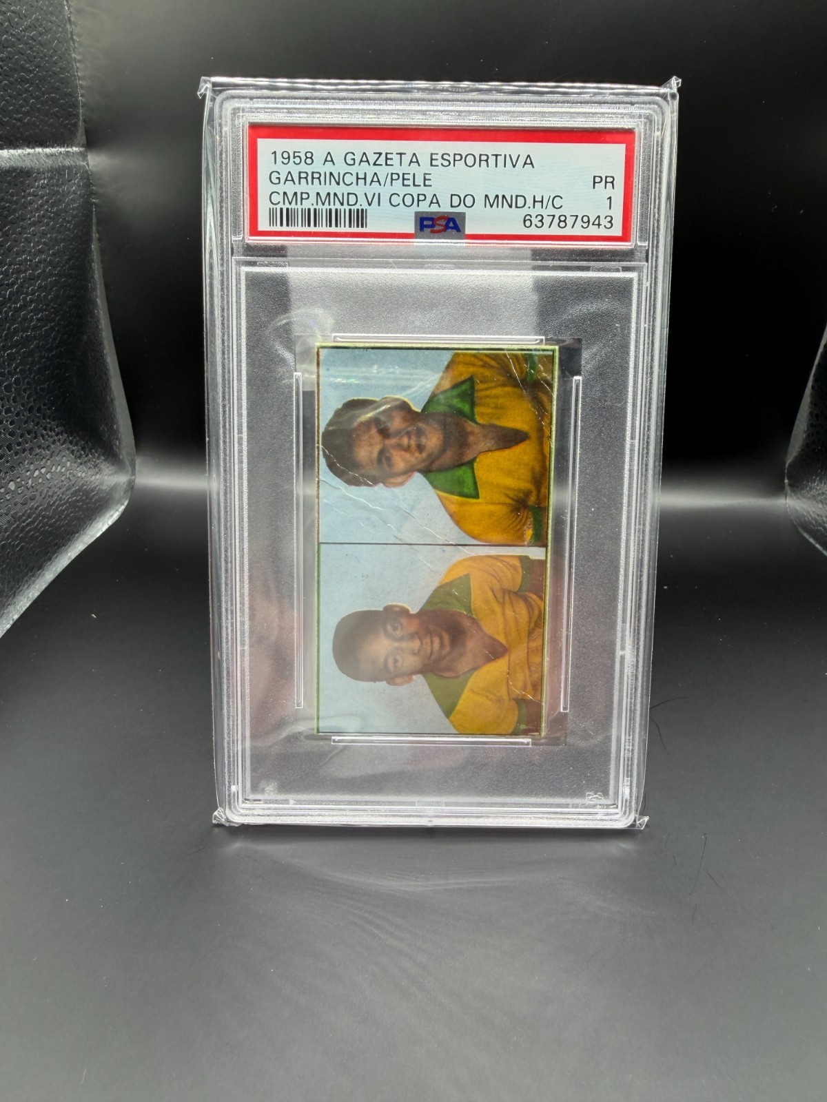 1958 Pele Rookie RC A Gazeta Esportiva Campeão Mundial VI Copa Do Mundo PSA 1 view 7