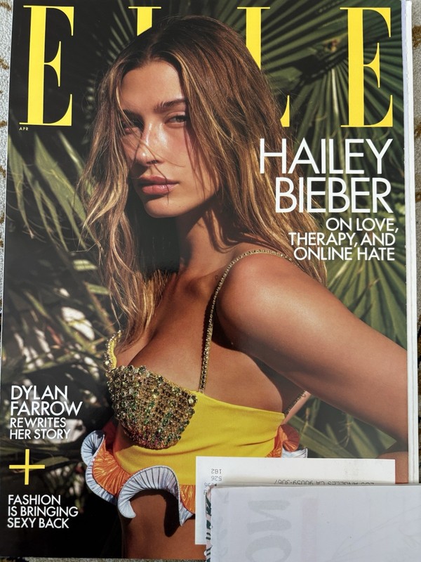Three  Elle Magazines 2020 2021. The Latinx Issue Selena Gomez, Hailey Bieber