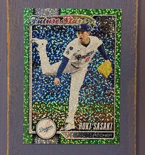 2026 Topps Series 1 Celebration Roki Sasaki Lime Green Confetti Foil SSP Dodgers