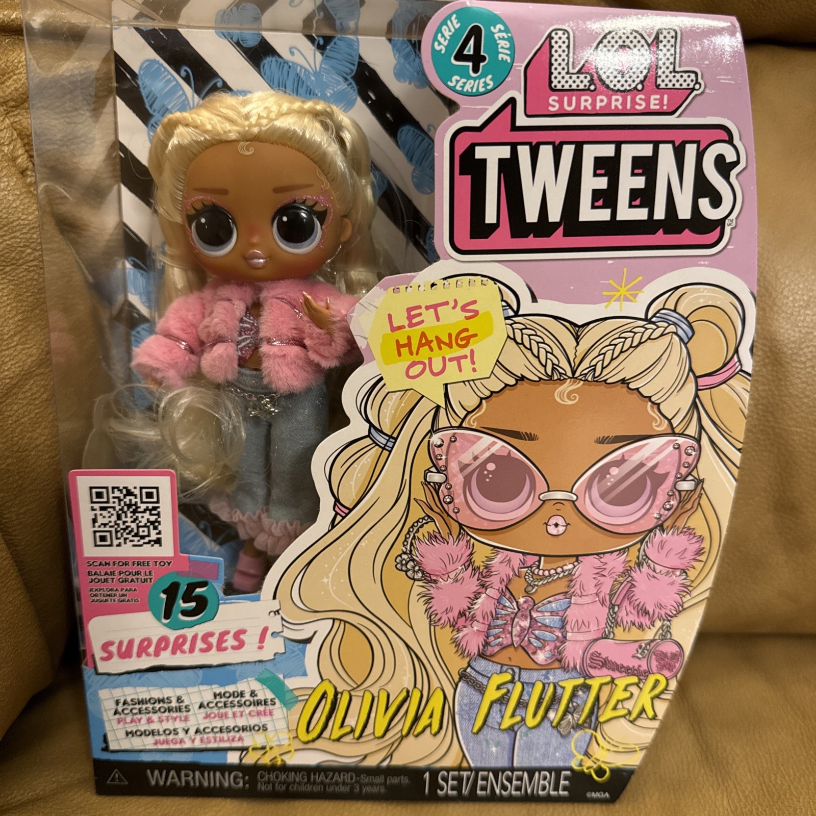 LOL Surprise! Tweens Series 4 OLIVIA FLUTTER Fashion Doll with 15 Surprises 2022