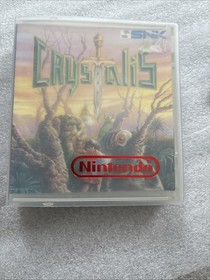 Crystalis for NES Nintendo Manual In Case Box Cut Out Good Shape