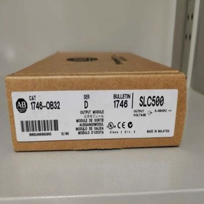New Factory Sealed AB 1746-OB32 SER D SLC 500 PLC Output Module 1746OB32
