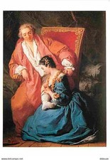 Postcard - Art - Painting - Pierre Subleyras - La courtisane amoureuse - CP