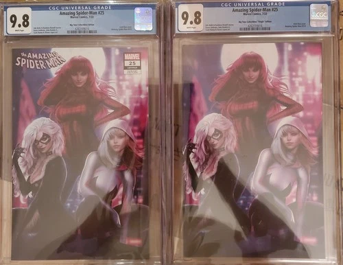 Amazing Spider-Man #25 (2023) CGC 9.8 Ariel Diaz VIRGIN Variant + TRADE Set