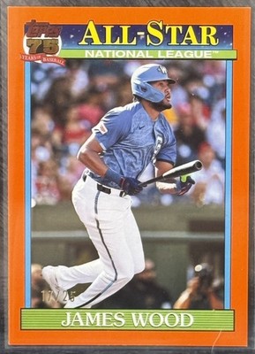 2026 Topps Series 2 James Wood 1991 All Star RARE Orange /25! Wow   