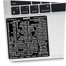  5pcs Mac OS Shortcuts Sticker for Air/Pro  Keyboard Stickers for macOS 