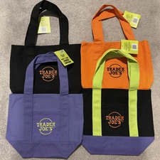Trader Joes Mini Canvas Tote Bag🔥New With Tags🔥Choose the color!🔥