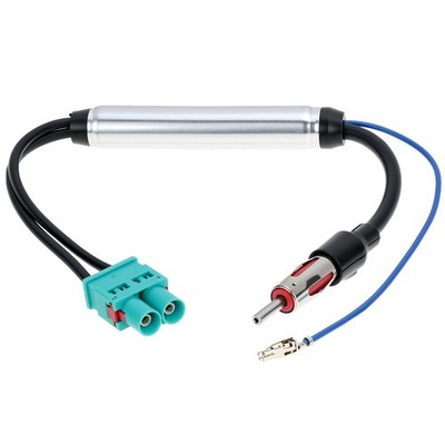   Auto Antenne Signalverstärker, Doppel Fakra auf DIN Stecker Adapter, Autora...