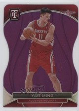 2024-25 Totally Certified Purple Platinum Mirror Die-Cut 28/49 Yao Ming HOF 04br