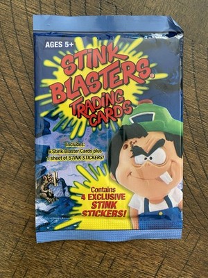 2002 Collectable Meg Stink Blasters Trading Card 6 Cards 1 Sheet Sticker Sealed