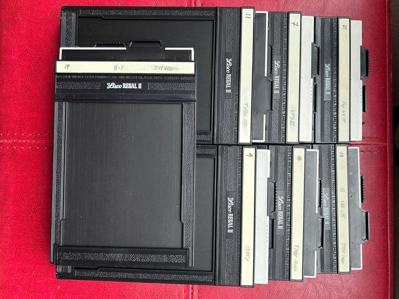 4x5 Lisco Regal 2 Sheet Film Holder, Plastic, Used