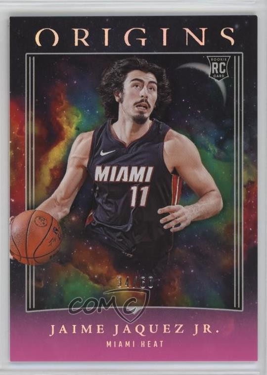 2023-24 Panini Origins Pink /60 Jaime Jaquez Jr #33 Rookie RC