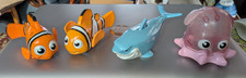 Finding Nemo McDonald s Toys Lot of 4 Nemo, Marlin, Pearl Bruce, No Sounds