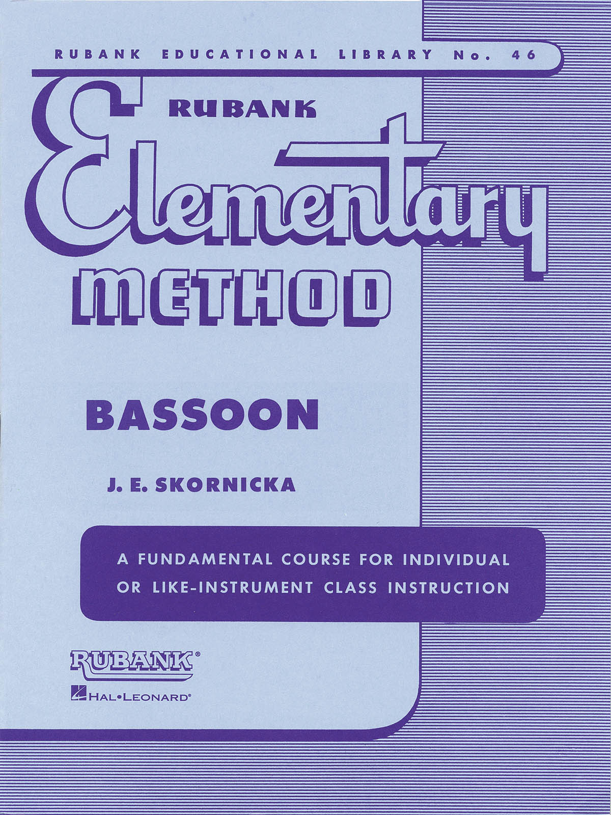 Rubank Elementary Method for Bassoon Beginner Music Lessons Studies Scales Book