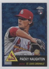 2022 Chrome Platinum Anniversary Toile White & Blue Refractor Packy Naughton 7m3