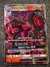 Pokemon Card Salazzle GX SM63 Half Art Black Star Promo Near Mint