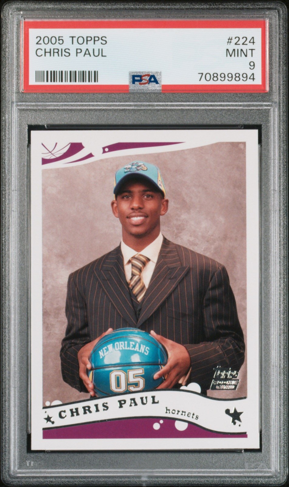 2005-06 Topps CHRIS PAUL RC PSA 9 #224