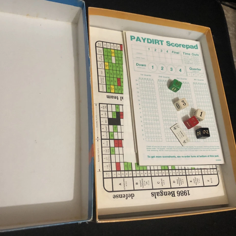 Board Game Paydirt NFL Football Sports Illustrated 1970 VTG - Image 4 of 4