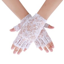 Length: 6.7 inches, Palm width: 3.1 Wrist 2.8 White