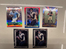 2025 Topps Chrome lot of 5  Tyler Shough Red White & Blue Refractor!!