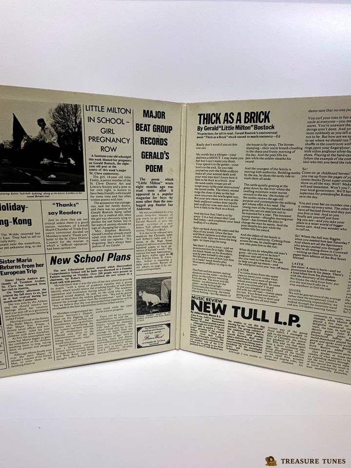 Jethro Tull - Thick As A Brick Vinyl LP [1972] MS 2072 - Image 4 of 4