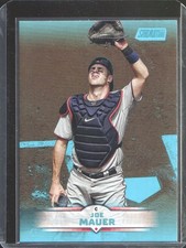 2025 Topps Stadium Club - Joe Mauer #177 Light Blue Foil - Minnesota Twins