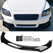 For Volvo C30 C40 Gloss Black Front Bumper Lip Spoiler Chin Splitter Body Kits