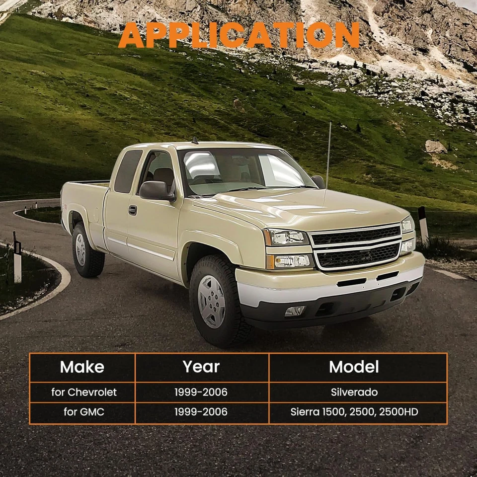 Front & Rear Fuel Tank Support Crossmember for 99-06 Chevy Silverado GMC Sierra Foto 3 de 4