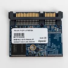 Apacer SSD 8GB MLC SATA Module Solid State Drive PN: 8Y.F1DF1.AT4B1BA Half Slim