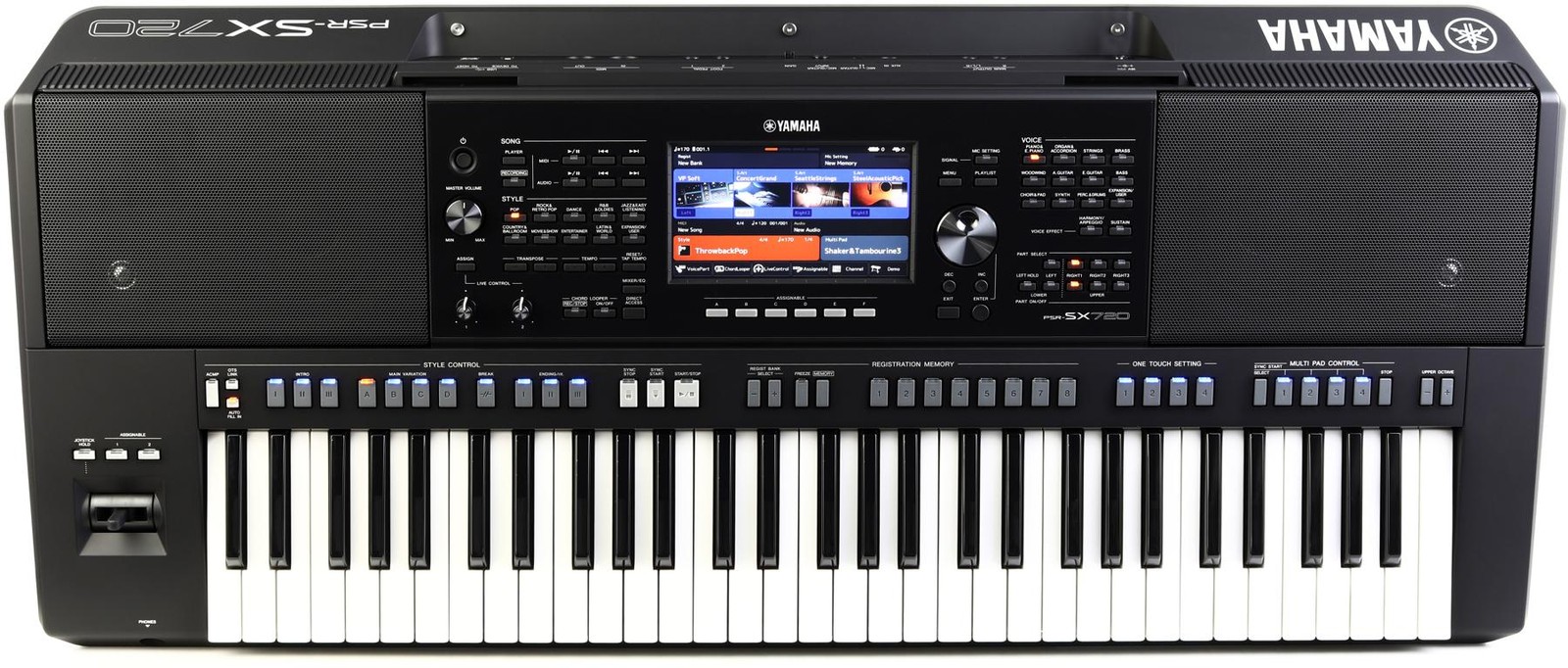 Рабочая станция для аранжировки клавиш Yamaha PSR-SX720 на 61 клавишу 247790₽