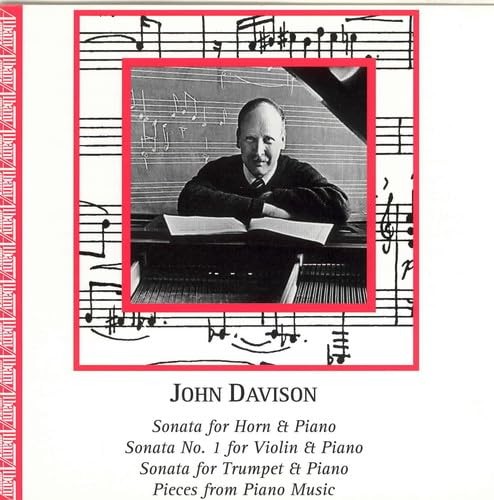 J. Davison Sonata for Horn and Piano/sonata No. 1 for Violin and Piano (CD)