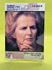1991 Pro Set Desert Storm #84 Margaret Thatcher