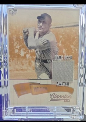 2022 Jersey Fusions Yogi Berra Game Used Swatch Yankees 
