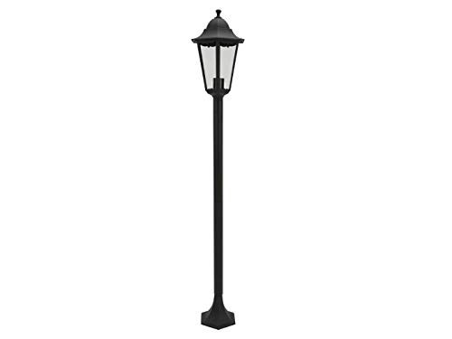 Smartwares Classico Lampada da Terra in Alluminio E27, Nero, 125 x 23 x 23 centi foto 2