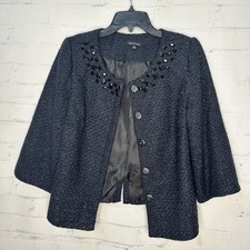 Women  s Notations Size Medium Black Blazer