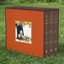 The Complete Calvin and Hobbes Hardcover Box Set (3-Book) by Bill Watterson NEW