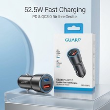 Zigarettenanz�nder Ladeger�t Auto KFZ USB-A & USB-C mit Kabel Schnellladeger�t
