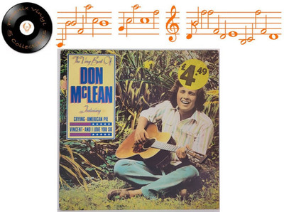 Don McLean The Very Best Of Don McLean Vinyl LP A1U B2U Pressing - EX