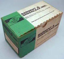 Sargent & Greenleaf Combination Safe Lock Spy Proof Dial & Ring S&G 8410-100 NOS