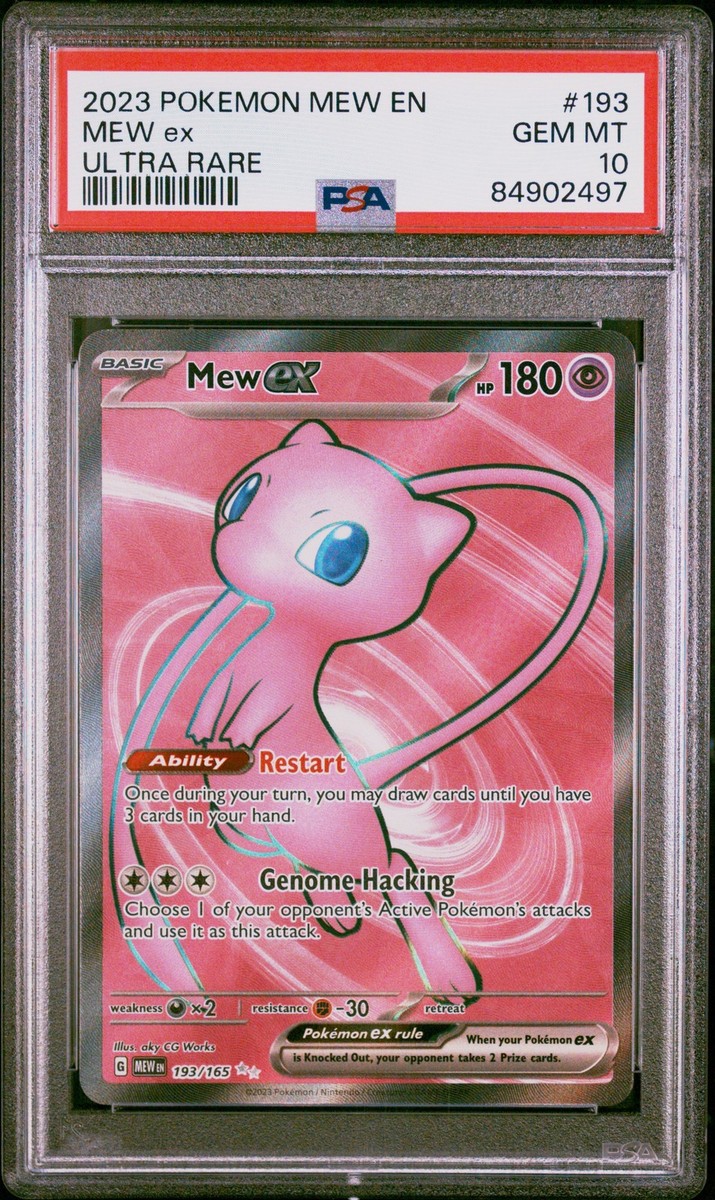 PSA 10 2023 Pokemon Mew En-151 #193 Mew Ex | eBay