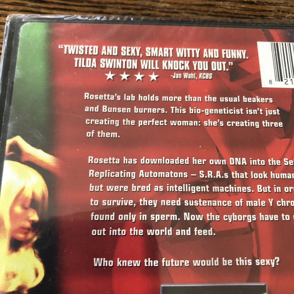 Teknolust DVD Tilda Swinton,Jeremy Davies - Sci Fi BRAND NEW  FACTORY SEALED - Image 4 of 4