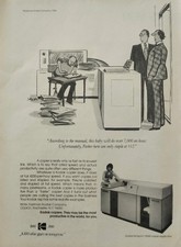 Vintage Kodak 1980 Original Print Advertisement 8x11 Copier - Office Cartoon