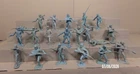 Marx Blue and Gray Civil War Playset Set of 20 Union 54 mm Original