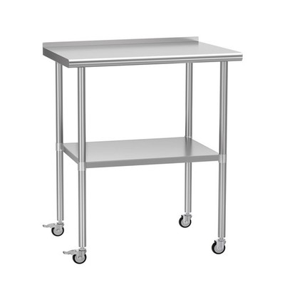 Organize Your Kitchen Workflow - 24x30 Stainless Steel Prep Table