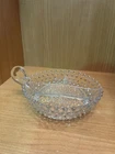 Duncan Miller Hobnail Clear Divided Glass Relish Dish 1930s