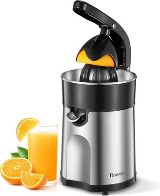 Reemix Elektrische Zitruspresse Einfache Presse Orangensaftpresse Zitrone Grapefruit
